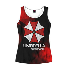 Женская майка 3D с принтом UMBRELLA CORP , 100% полиэстер | круглая горловина, прямой силуэт, длина до линии бедра | biohazard | biohazard 7 | crocodile | fang | game | hand | monster | new umbrella | resident evil | resident evil 7 | umbrella | umbrella corp | umbrella corporation | zombie | обитель