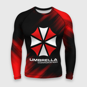 Мужской рашгард 3D с принтом Umbrella Corporation ,  |  | corp | corporation | resident evil | umbrella | umbrella corporation | зомби апокалипсис | зонт | игра