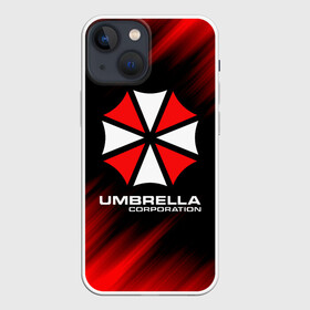 Чехол для iPhone 13 mini с принтом Umbrella Corporation ,  |  | corp | corporation | resident evil | umbrella | umbrella corporation | зомби апокалипсис | зонт | игра