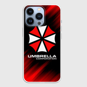 Чехол для iPhone 13 Pro с принтом Umbrella Corporation ,  |  | Тематика изображения на принте: corp | corporation | resident evil | umbrella | umbrella corporation | зомби апокалипсис | зонт | игра