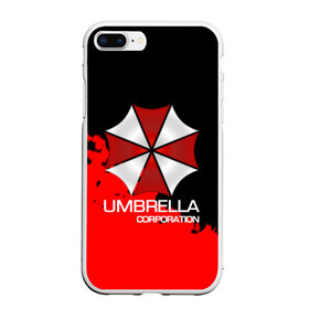 Чехол для iPhone 7Plus/8 Plus матовый с принтом UMBRELLA CORP , Силикон | Область печати: задняя сторона чехла, без боковых панелей | biohazard | biohazard 7 | crocodile | fang | game | hand | monster | new umbrella | resident evil | resident evil 7 | umbrella | umbrella corp | umbrella corporation | zombie | обитель