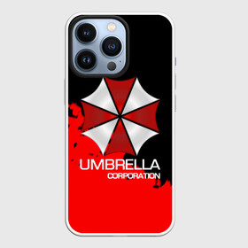 Чехол для iPhone 13 Pro с принтом UMBRELLA CORP ,  |  | Тематика изображения на принте: biohazard | biohazard 7 | crocodile | fang | game | hand | monster | new umbrella | resident evil | resident evil 7 | umbrella | umbrella corp | umbrella corporation | zombie | обитель