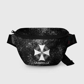 Поясная сумка 3D с принтом UMBRELLA CORP , 100% полиэстер | плотная ткань, ремень с регулируемой длиной, внутри несколько карманов для мелочей, основное отделение и карман с обратной стороны сумки застегиваются на молнию | biohazard | biohazard 7 | crocodile | fang | game | hand | monster | new umbrella | resident evil | resident evil 7 | umbrella | umbrella corp | umbrella corporation | zombie | обитель