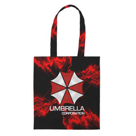 Шоппер 3D с принтом UMBRELLA CORP , 100% полиэстер | Плотность: 200 г/м2; Размер: 34×35 см; Высота лямок: 30 см | biohazard | biohazard 7 | crocodile | fang | game | hand | monster | new umbrella | resident evil | resident evil 7 | umbrella | umbrella corp | umbrella corporation | zombie | обитель