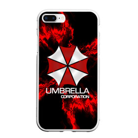 Чехол для iPhone 7Plus/8 Plus матовый с принтом UMBRELLA CORP , Силикон | Область печати: задняя сторона чехла, без боковых панелей | biohazard | biohazard 7 | crocodile | fang | game | hand | monster | new umbrella | resident evil | resident evil 7 | umbrella | umbrella corp | umbrella corporation | zombie | обитель