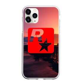 Чехол для iPhone 11 Pro матовый с принтом GTA ROCKSTAR , Силикон |  | grand theft auto 2 | grand theft auto 3 | grand theft auto v | grand theft auto: san andreas | grand theft auto: vice city | gta 1 | gta 2 | gta 3 | gta 4 | gta 5 | gta online | gta v | город | игры