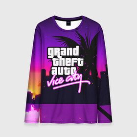 Мужской лонгслив 3D с принтом GTA:VICE CITY , 100% полиэстер | длинные рукава, круглый вырез горловины, полуприлегающий силуэт | grand theft auto 2 | grand theft auto 3 | grand theft auto v | grand theft auto: san andreas | grand theft auto: vice city | gta 1 | gta 2 | gta 3 | gta 4 | gta 5 | gta online | gta v | город | игры