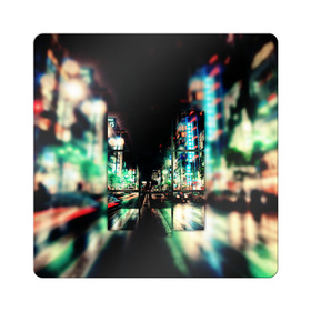 Магнит виниловый Квадрат с принтом Tokyo , полимерный материал с магнитным слоем | размер 9*9 см, закругленные углы | Тематика изображения на принте: japan | tokyo | urban | город | дорога | ночь | токио | улица | япония
