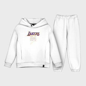 Детский костюм хлопок Oversize с принтом LA LAKERS ,  |  | Тематика изображения на принте: america | basketball | kobe bryant | la | la lakers | lakers | los angeles lakers | nba | usa | баскетбол | кобе брайант | лос анджелес лейкерс | нба | сша