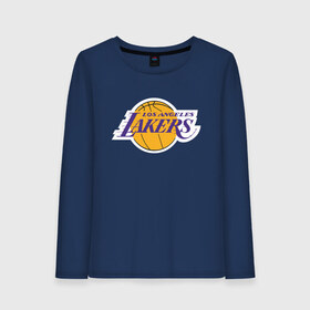 Женский лонгслив хлопок с принтом LA LAKERS(+спина) , 100% хлопок |  | america | basketball | kobe bryant | la | la lakers | lakers | los angeles lakers | nba | usa | баскетбол | кобе брайант | лос анджелес лейкерс | нба | сша