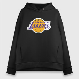 Женское худи Oversize хлопок с принтом LA LAKERS(+спина) , френч-терри — 70% хлопок, 30% полиэстер. Мягкий теплый начес внутри —100% хлопок | боковые карманы, эластичные манжеты и нижняя кромка, капюшон на магнитной кнопке | Тематика изображения на принте: america | basketball | kobe bryant | la | la lakers | lakers | los angeles lakers | nba | usa | баскетбол | кобе брайант | лос анджелес лейкерс | нба | сша