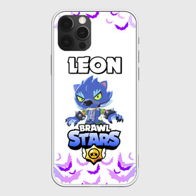 Чехол для iPhone 12 Pro Max с принтом Brawl stars leon оборотень , Силикон |  | Тематика изображения на принте: bea | bib | brawl stars | crow | el brown | leon | max | nita | sally leon | shark | акула | биа | биби | бравл старс | ворон | игра | леон | макс | нита | оборотень | салли леон | сэлли леон | шарк | эл браун