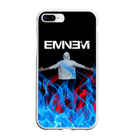 Чехол для iPhone 7Plus/8 Plus матовый с принтом EMINEM , Силикон | Область печати: задняя сторона чехла, без боковых панелей | eminem | marshall bruce mathers | rap | зарубежный реп | маршалл брюс мэтерс | музыка | реп | рэпер | эминем