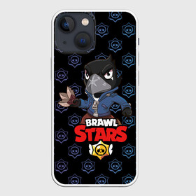 Чехол для iPhone 13 mini с принтом BRAWL STARS CROW. ,  |  | bea | bibi | brawl stars | colt | crow | el brown | leon | leon shark | max | nita | sally leon | shark | акула | беа | берли | биби | бравл старс | браун | ворон | кольт | леон | леон акула | макс | нита | шелли