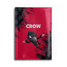 Обложка для автодокументов с принтом BRAWL STARS CROW. , натуральная кожа |  размер 19,9*13 см; внутри 4 больших “конверта” для документов и один маленький отдел — туда идеально встанут права | Тематика изображения на принте: bea | bibi | brawl stars | colt | crow | el brown | leon | leon shark | max | nita | sally leon | shark | акула | беа | берли | биби | бравл старс | браун | ворон | кольт | леон | леон акула | макс | нита | шелли