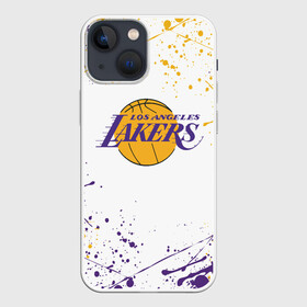 Чехол для iPhone 13 mini с принтом LA LAKERS ,  |  | Тематика изображения на принте: america | basketball | kobe bryant | la | la lakers | lakers | los angeles lakers | nba | usa | баскетбол | кобе брайант | лос анджелес лейкерс | нба | сша