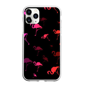 Чехол для iPhone 11 Pro Max матовый с принтом Фламинго , Силикон |  | Тематика изображения на принте: минимализм | прикольные картинки | прикольные надписи | розовый фламинго | фламинго