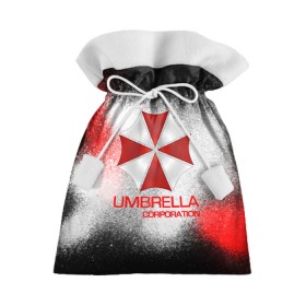 Подарочный 3D мешок с принтом UMBRELLA CORP , 100% полиэстер | Размер: 29*39 см | biohazard | biohazard 7 | crocodile | fang | game | hand | monster | new umbrella | resident evil | resident evil 7 | umbrella | umbrella corp | umbrella corporation | zombie | обитель