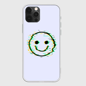 Чехол для iPhone 12 Pro Max с принтом Smile , Силикон |  | art | ball | glitch | meme | smile | арт | глитч | интернет | мем | позитив | смайл | смайлик | смех | улыбка | юмор