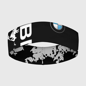 Повязка на голову 3D с принтом BMW | БМВ ,  |  | bmw | bmw performance | m | motorsport | performance | бмв | моторспорт