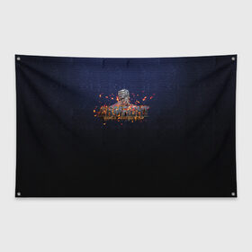 Флаг-баннер с принтом Armfight , 100% полиэстер | размер 67 х 109 см, плотность ткани — 95 г/м2; по краям флага есть четыре люверса для крепления | armfight | armwrestling | армрестлинг