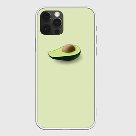 Чехол для iPhone 12 Pro Max с принтом Авокадо , Силикон |  | Тематика изображения на принте: авокадо | веган | еда блогеров | мемы | минимализм | прикольные картинки | прикольные надписи | растение | фрукт