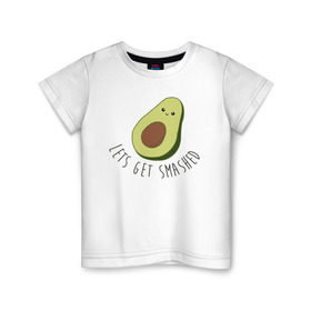Детская футболка хлопок с принтом Авокадо , 100% хлопок | круглый вырез горловины, полуприлегающий силуэт, длина до линии бедер | авокадо | мемы | минимализм | прикольные картинки | прикольные надписи | растение | фрукт