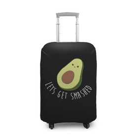 Чехол для чемодана 3D с принтом Авокадо , 86% полиэфир, 14% спандекс | двустороннее нанесение принта, прорези для ручек и колес | авокадо | мемы | минимализм | прикольные картинки | прикольные надписи | растение | фрукт