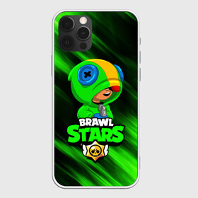 Чехол для iPhone 12 Pro Max с принтом BRAWL STARS LEON , Силикон |  | Тематика изображения на принте: bibi | brawl stars | crow | el brown | leon | leon shark | max | sally leon | shark | stars | werewolf | акула | биби | ворон | леон | оборотень