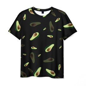 Мужская футболка 3D с принтом Авокадо , 100% полиэфир | прямой крой, круглый вырез горловины, длина до линии бедер | авокадо | веган | еда блогеров | мемы | минимализм | прикольные картинки | прикольные надписи | растение | смешное авокадо | фрукт