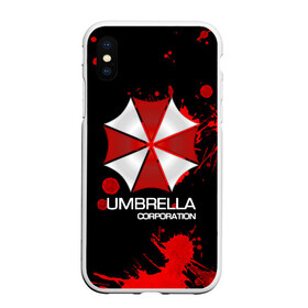 Чехол для iPhone XS Max матовый с принтом UMBRELLA CORP , Силикон | Область печати: задняя сторона чехла, без боковых панелей | biohazard | biohazard 7 | crocodile | fang | game | hand | monster | new umbrella | resident evil | resident evil 7 | umbrella | umbrella corp | umbrella corporation | zombie | обитель