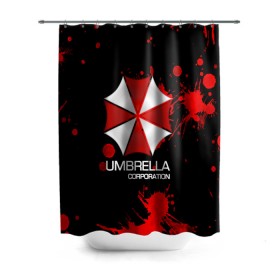 Штора 3D для ванной с принтом UMBRELLA CORP , 100% полиэстер | плотность материала — 100 г/м2. Стандартный размер — 146 см х 180 см. По верхнему краю — пластиковые люверсы для креплений. В комплекте 10 пластиковых колец | biohazard | biohazard 7 | crocodile | fang | game | hand | monster | new umbrella | resident evil | resident evil 7 | umbrella | umbrella corp | umbrella corporation | zombie | обитель