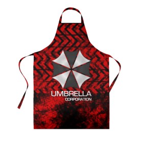 Фартук 3D с принтом UMBRELLA CORP , 100% полиэстер | общий размер — 65 х 85 см, ширина нагрудника — 26 см, горловина — 53 см, длина завязок — 54 см, общий обхват в поясе — 173 см. Принт на завязках и на горловине наносится с двух сторон, на основной части фартука — только с внешней стороны | biohazard | biohazard 7 | crocodile | fang | game | hand | monster | new umbrella | resident evil | resident evil 7 | umbrella | umbrella corp | umbrella corporation | zombie | обитель