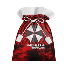 Подарочный 3D мешок с принтом UMBRELLA CORP , 100% полиэстер | Размер: 29*39 см | biohazard | biohazard 7 | crocodile | fang | game | hand | monster | new umbrella | resident evil | resident evil 7 | umbrella | umbrella corp | umbrella corporation | zombie | обитель