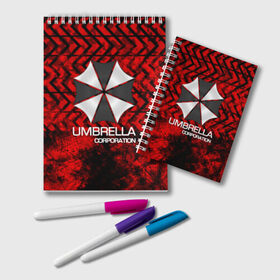 Блокнот с принтом UMBRELLA CORP , 100% бумага | 48 листов, плотность листов — 60 г/м2, плотность картонной обложки — 250 г/м2. Листы скреплены удобной пружинной спиралью. Цвет линий — светло-серый
 | biohazard | biohazard 7 | crocodile | fang | game | hand | monster | new umbrella | resident evil | resident evil 7 | umbrella | umbrella corp | umbrella corporation | zombie | обитель