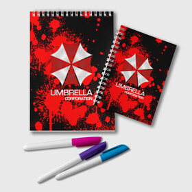 Блокнот с принтом UMBRELLA CORP , 100% бумага | 48 листов, плотность листов — 60 г/м2, плотность картонной обложки — 250 г/м2. Листы скреплены удобной пружинной спиралью. Цвет линий — светло-серый
 | biohazard | biohazard 7 | crocodile | fang | game | hand | monster | new umbrella | resident evil | resident evil 7 | umbrella | umbrella corp | umbrella corporation | zombie | обитель