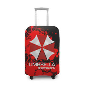 Чехол для чемодана 3D с принтом UMBRELLA CORP , 86% полиэфир, 14% спандекс | двустороннее нанесение принта, прорези для ручек и колес | biohazard | biohazard 7 | crocodile | fang | game | hand | monster | new umbrella | resident evil | resident evil 7 | umbrella | umbrella corp | umbrella corporation | zombie | обитель