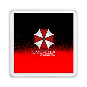 Магнит 55*55 с принтом UMBRELLA CORP , Пластик | Размер: 65*65 мм; Размер печати: 55*55 мм | 