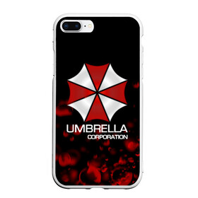 Чехол для iPhone 7Plus/8 Plus матовый с принтом UMBRELLA CORP , Силикон | Область печати: задняя сторона чехла, без боковых панелей | biohazard | biohazard 7 | crocodile | fang | game | hand | monster | new umbrella | resident evil | resident evil 7 | umbrella | umbrella corp | umbrella corporation | zombie | обитель