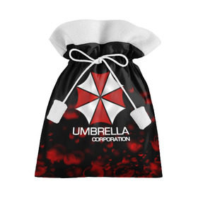 Подарочный 3D мешок с принтом UMBRELLA CORP , 100% полиэстер | Размер: 29*39 см | biohazard | biohazard 7 | crocodile | fang | game | hand | monster | new umbrella | resident evil | resident evil 7 | umbrella | umbrella corp | umbrella corporation | zombie | обитель