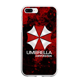 Чехол для iPhone 7Plus/8 Plus матовый с принтом UMBRELLA CORP , Силикон | Область печати: задняя сторона чехла, без боковых панелей | biohazard | biohazard 7 | crocodile | fang | game | hand | monster | new umbrella | resident evil | resident evil 7 | umbrella | umbrella corp | umbrella corporation | zombie | обитель