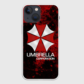 Чехол для iPhone 13 mini с принтом UMBRELLA CORP ,  |  | biohazard | biohazard 7 | crocodile | fang | game | hand | monster | new umbrella | resident evil | resident evil 7 | umbrella | umbrella corp | umbrella corporation | zombie | обитель