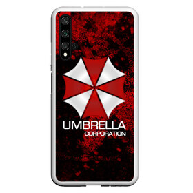 Чехол для Honor 20 с принтом UMBRELLA CORP , Силикон | Область печати: задняя сторона чехла, без боковых панелей | biohazard | biohazard 7 | crocodile | fang | game | hand | monster | new umbrella | resident evil | resident evil 7 | umbrella | umbrella corp | umbrella corporation | zombie | обитель