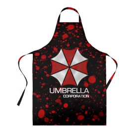 Фартук 3D с принтом UMBRELLA CORP , 100% полиэстер | общий размер — 65 х 85 см, ширина нагрудника — 26 см, горловина — 53 см, длина завязок — 54 см, общий обхват в поясе — 173 см. Принт на завязках и на горловине наносится с двух сторон, на основной части фартука — только с внешней стороны | biohazard | biohazard 7 | crocodile | fang | game | hand | monster | new umbrella | resident evil | resident evil 7 | umbrella | umbrella corp | umbrella corporation | zombie | обитель