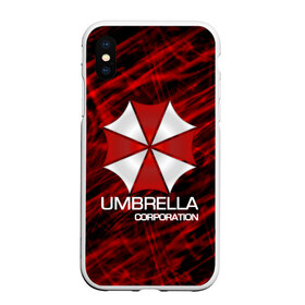 Чехол для iPhone XS Max матовый с принтом UMBRELLA CORP , Силикон | Область печати: задняя сторона чехла, без боковых панелей | biohazard | biohazard 7 | crocodile | fang | game | hand | monster | new umbrella | resident evil | resident evil 7 | umbrella | umbrella corp | umbrella corporation | zombie | обитель