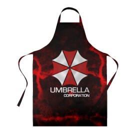 Фартук 3D с принтом UMBRELLA CORP , 100% полиэстер | общий размер — 65 х 85 см, ширина нагрудника — 26 см, горловина — 53 см, длина завязок — 54 см, общий обхват в поясе — 173 см. Принт на завязках и на горловине наносится с двух сторон, на основной части фартука — только с внешней стороны | biohazard | biohazard 7 | crocodile | fang | game | hand | monster | new umbrella | resident evil | resident evil 7 | umbrella | umbrella corp | umbrella corporation | zombie | обитель