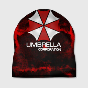 Шапка 3D с принтом UMBRELLA CORP , 100% полиэстер | универсальный размер, печать по всей поверхности изделия | biohazard | biohazard 7 | crocodile | fang | game | hand | monster | new umbrella | resident evil | resident evil 7 | umbrella | umbrella corp | umbrella corporation | zombie | обитель