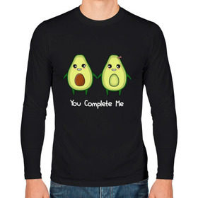 Мужской лонгслив хлопок с принтом Авокадо , 100% хлопок |  | авокадо | веган | еда блогеров | мемы | минимализм | прикольные картинки | прикольные надписи | растение | смешное авокадо | фрукт
