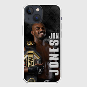 Чехол для iPhone 13 mini с принтом Jon Jones   Джон Джонс ,  |  | jon | jon jones | jones | mma | ufc | бои без правил | джон | джон джонс | джонс | микс файт | мма