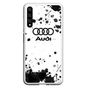 Чехол для Honor 20 с принтом Audi Ауди , Силикон | Область печати: задняя сторона чехла, без боковых панелей | Тематика изображения на принте: audi | auto | quattro | авто | автомобиль | ауди | марка | машина